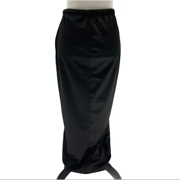 Black Women's Drawstring Hoodie Skirt Set Size Medium M - Picture 11 of 15